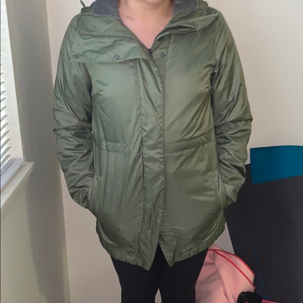 North face fleece lined  water proof jacket
